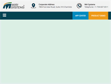Tablet Screenshot of mirisystems.com